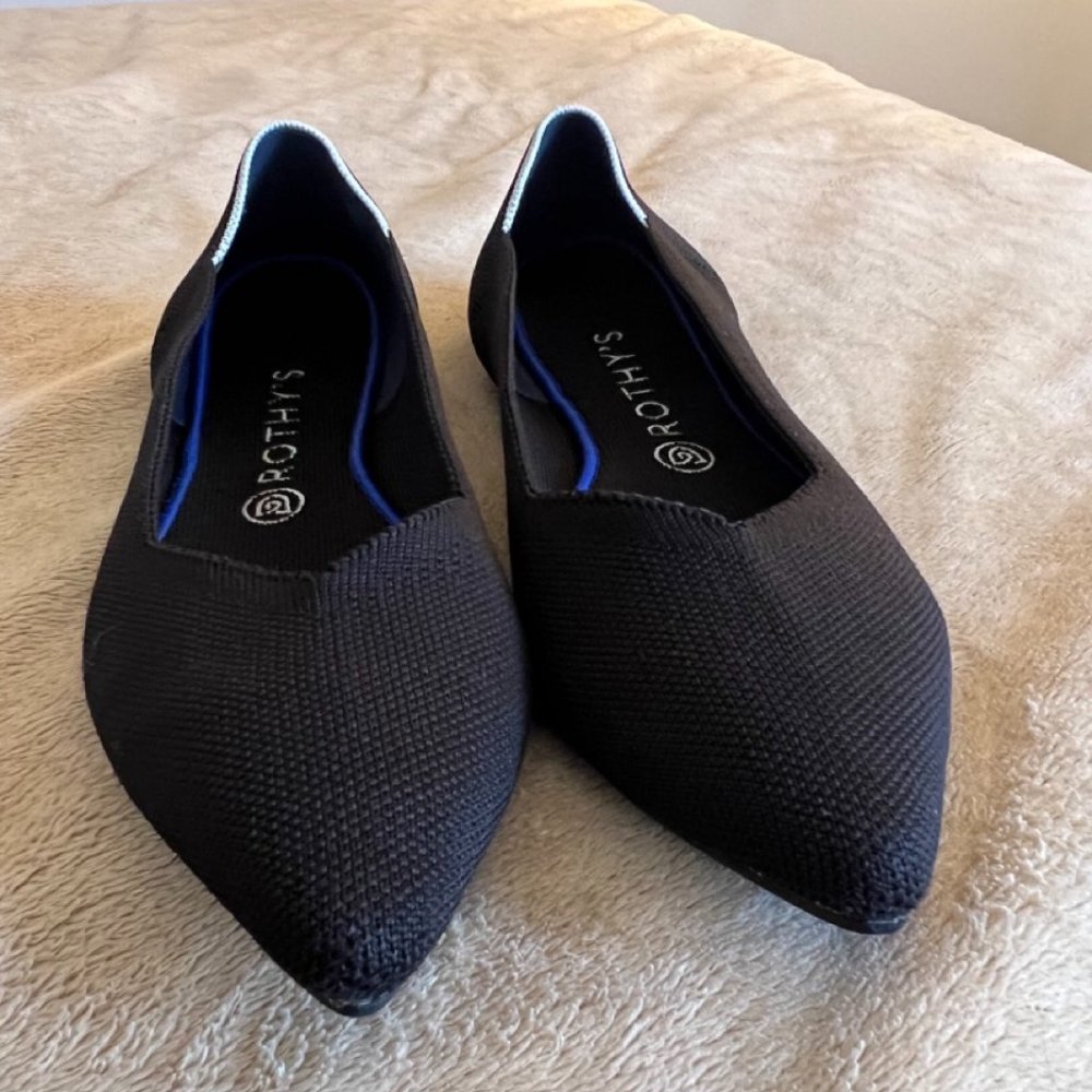 Rothys The Point Women's Size 10 US Black
